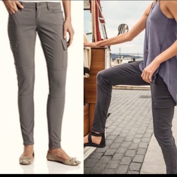 prAna dark gray stretch cargo joggers - Picture 3 of 8